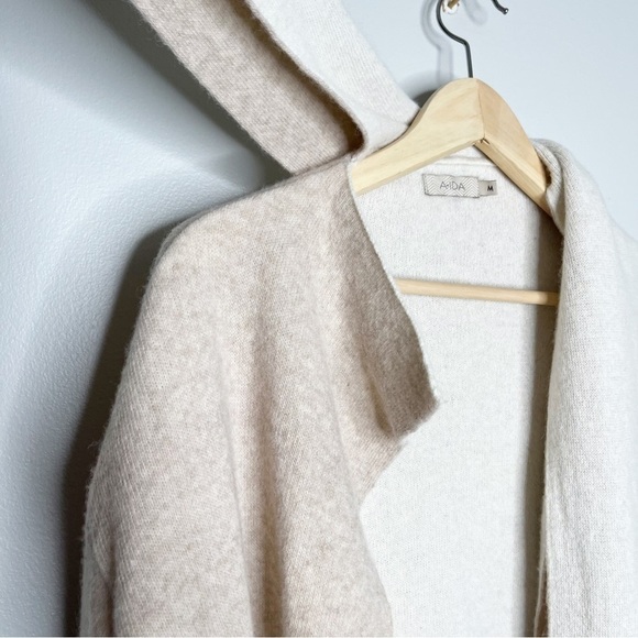 A.IDA Wool Blend thick longline Cardigan Sz M - Picture 4 of 10